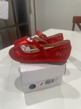 Toddler Red Dream Pairs Ballet Flats Size 11
